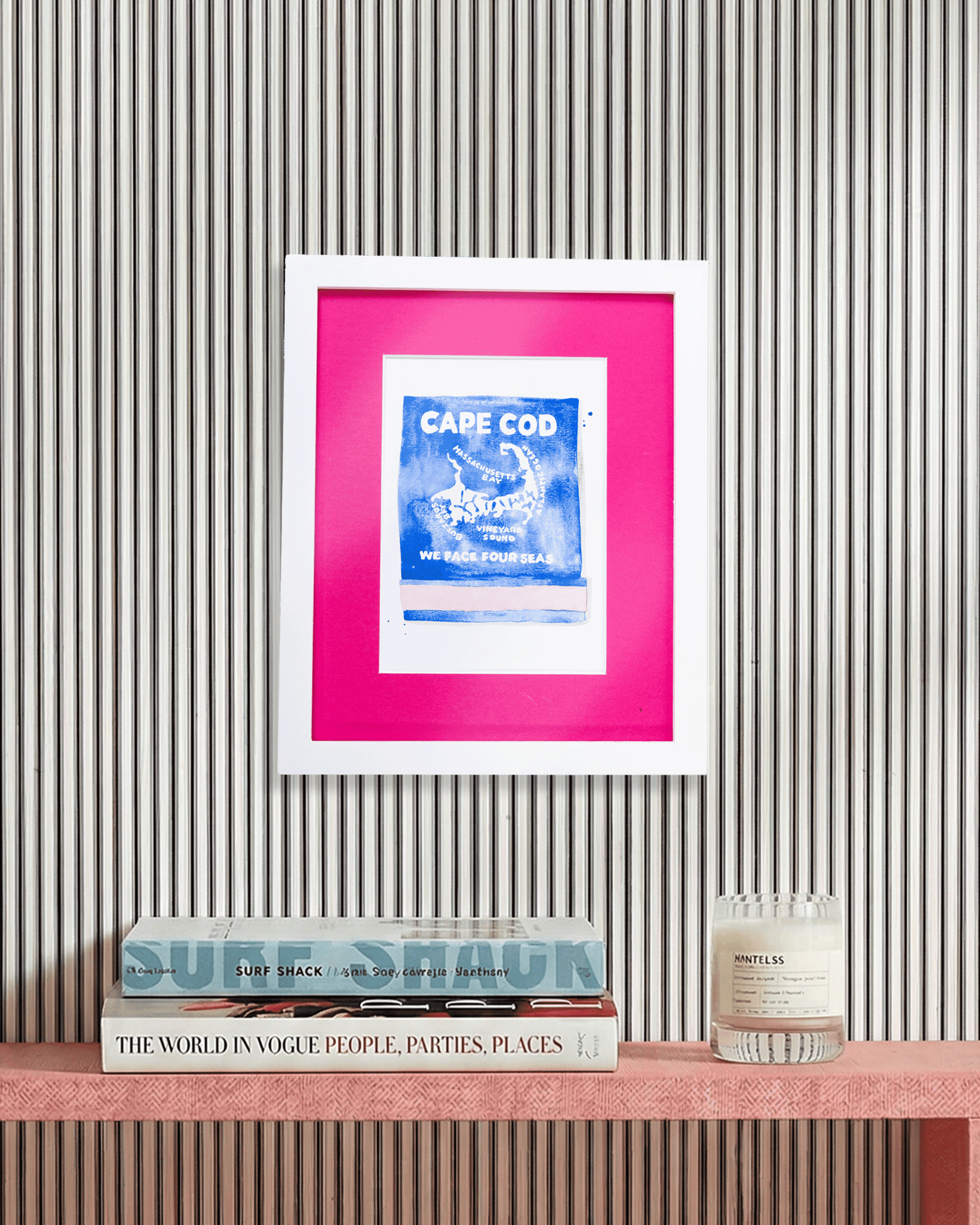 Cape Cod Matchbook Art Print - Furbish Studio