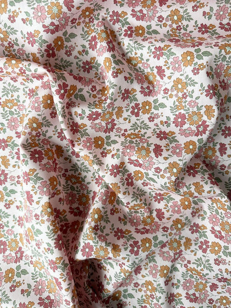 Fitted Sheet made with Liberty Fabric CAPEL FLORET - Coco & Wolf