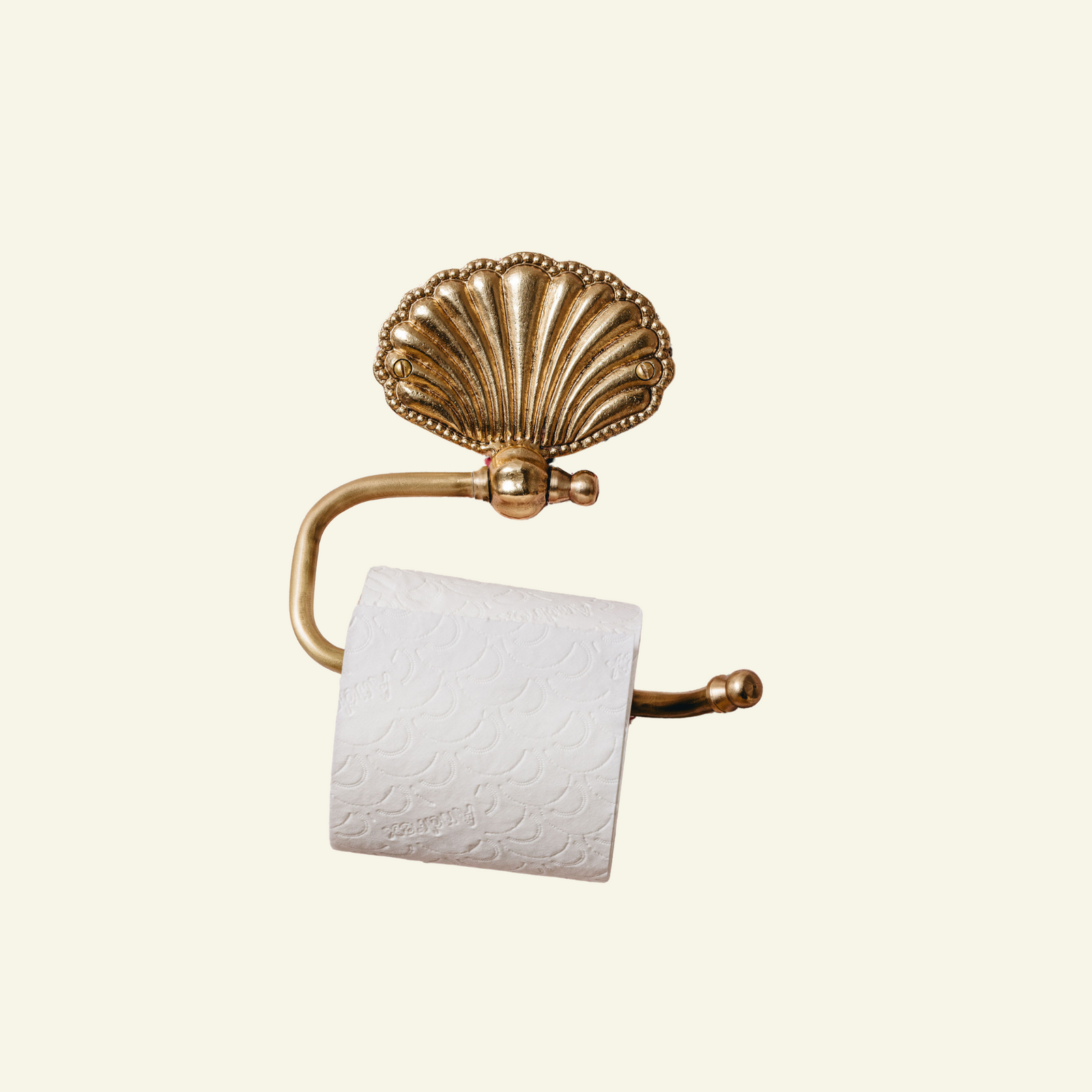 Cara Toilet Roll Holder, Lacquered Brass