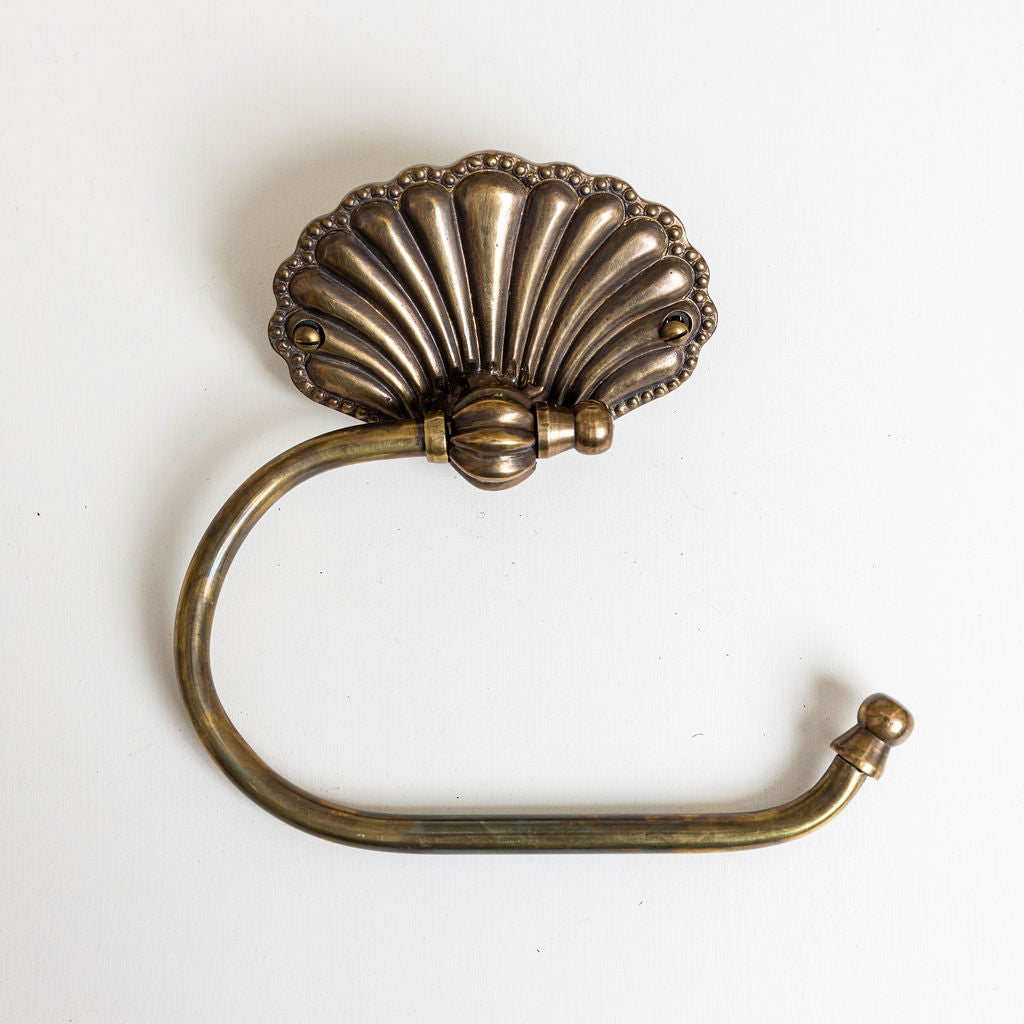 Cara Toilet Roll Holder, Lacquered Brass