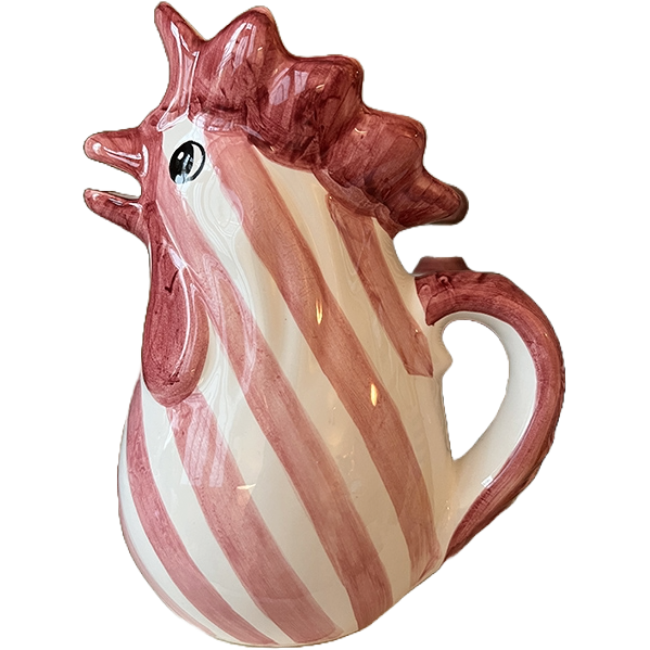 Coq Stripes Pink Carafe