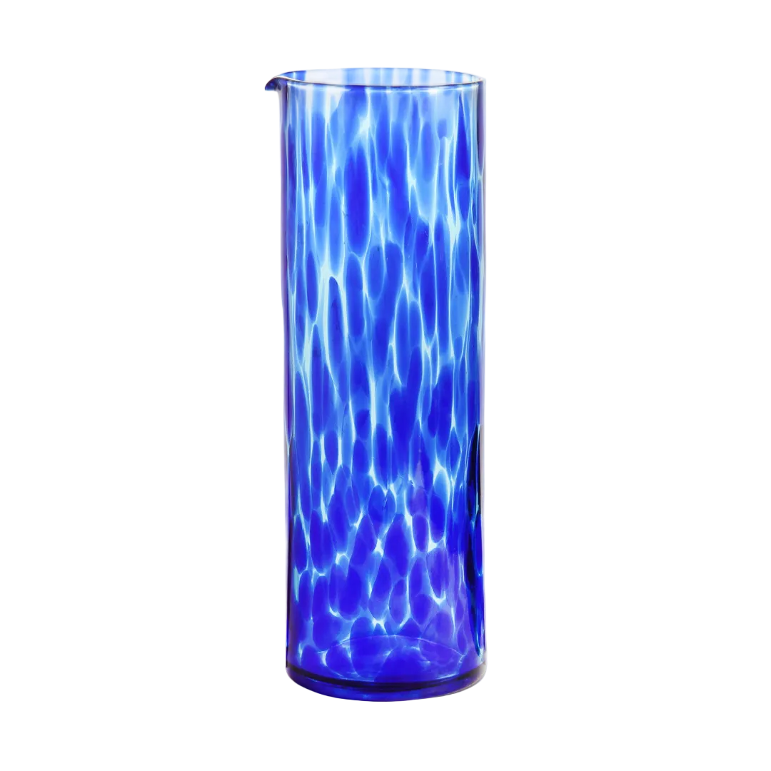Tortoiseshell Blue Carafe