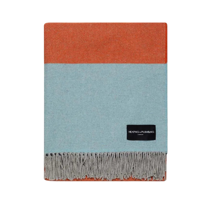 Soft Whispers - Cashmere & Merino Lambswool Blanket - Coastal Bloom