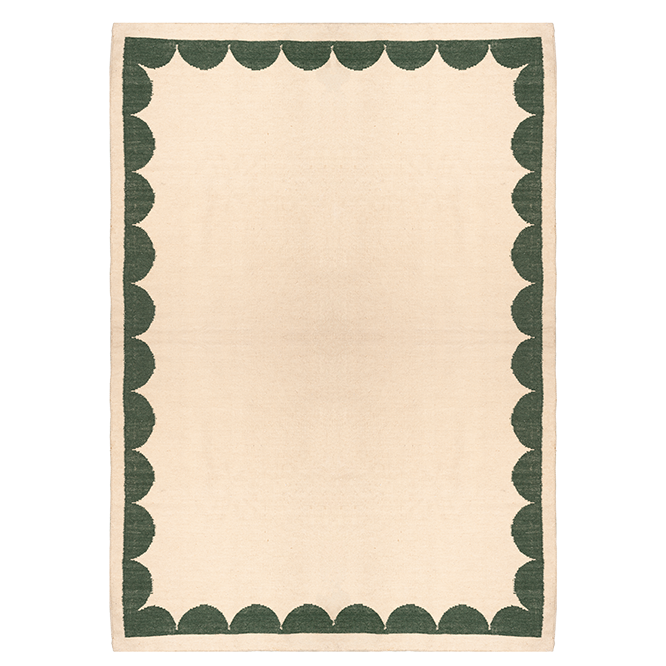 Cavea Rug in Forest Green