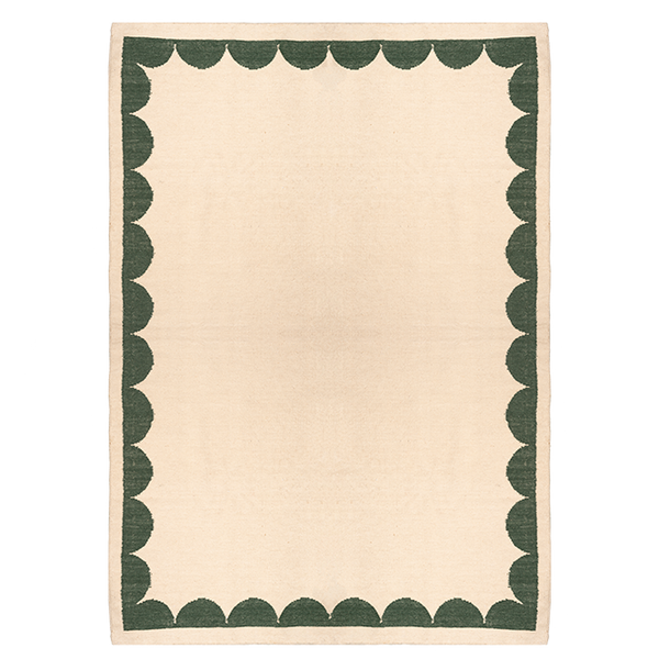 Cavea Rug in Forest Green