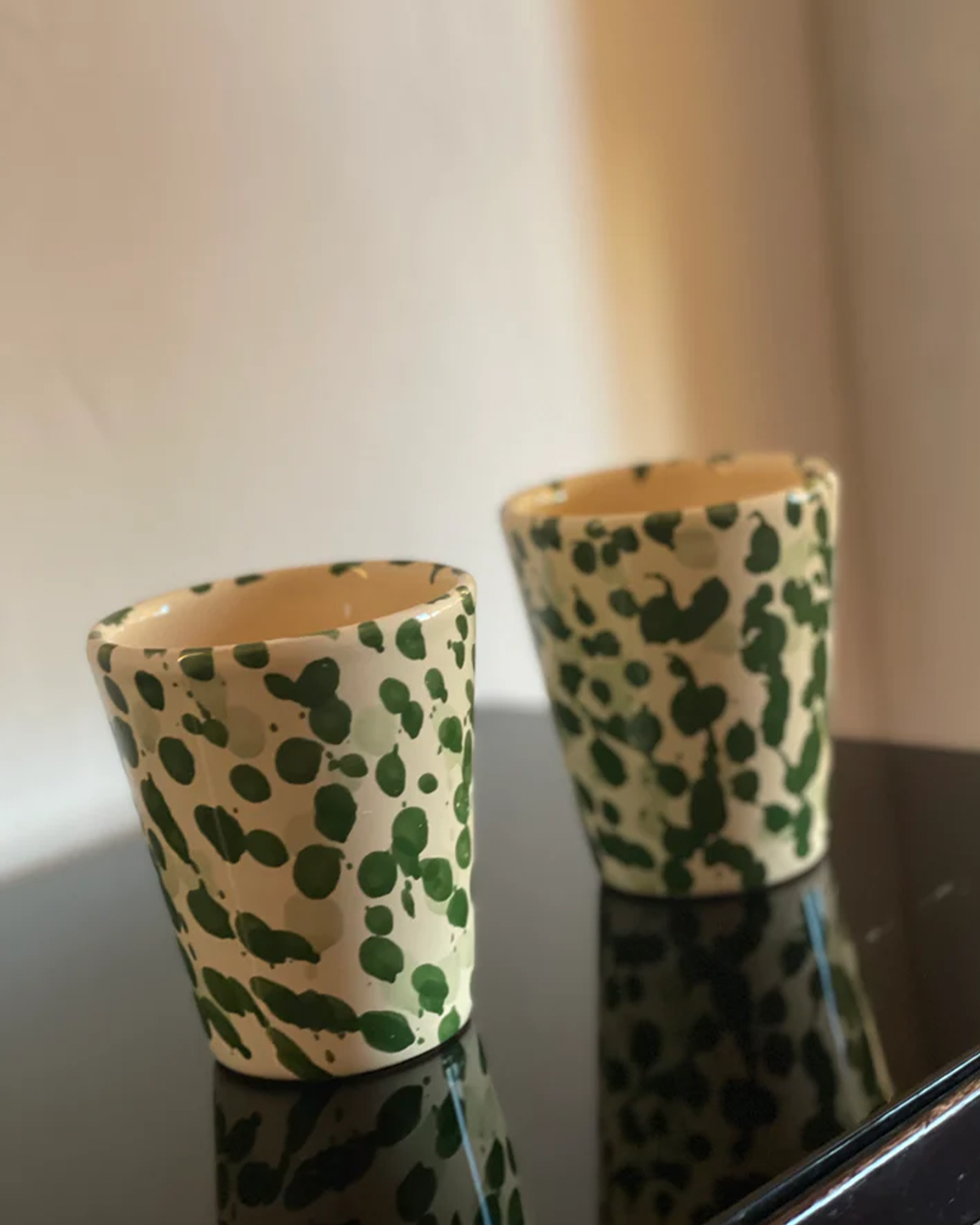 The Ceramic Water Cup Set of 2