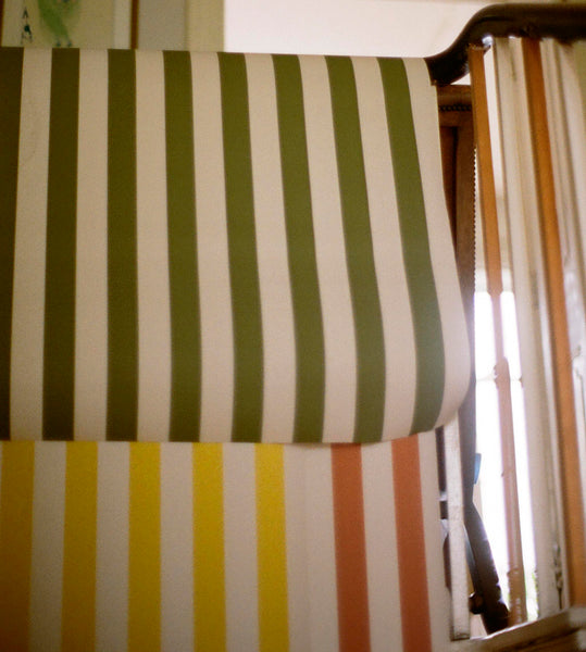 Sonia Stripe Wallpaper, Citron, Roll