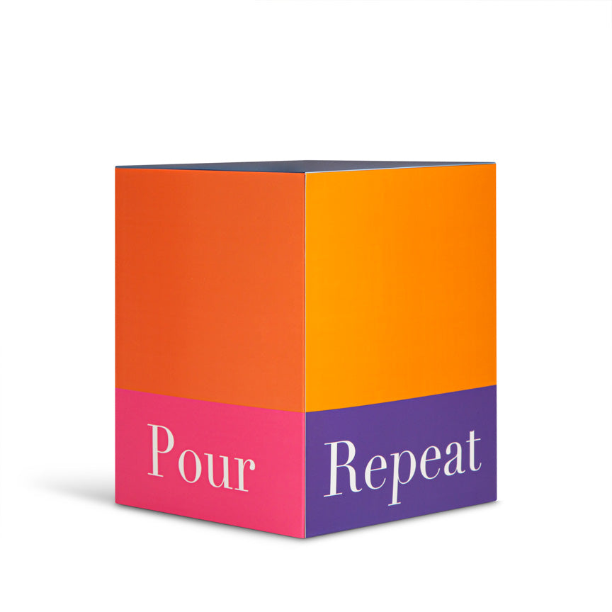 "Keep Your Cool" Champagne Bucket - Transparent Red