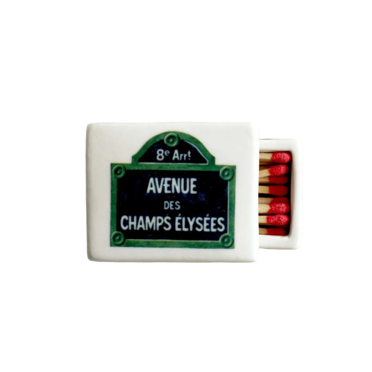 Mini Champs Elysées’ Ceramic Matchbox_Old
