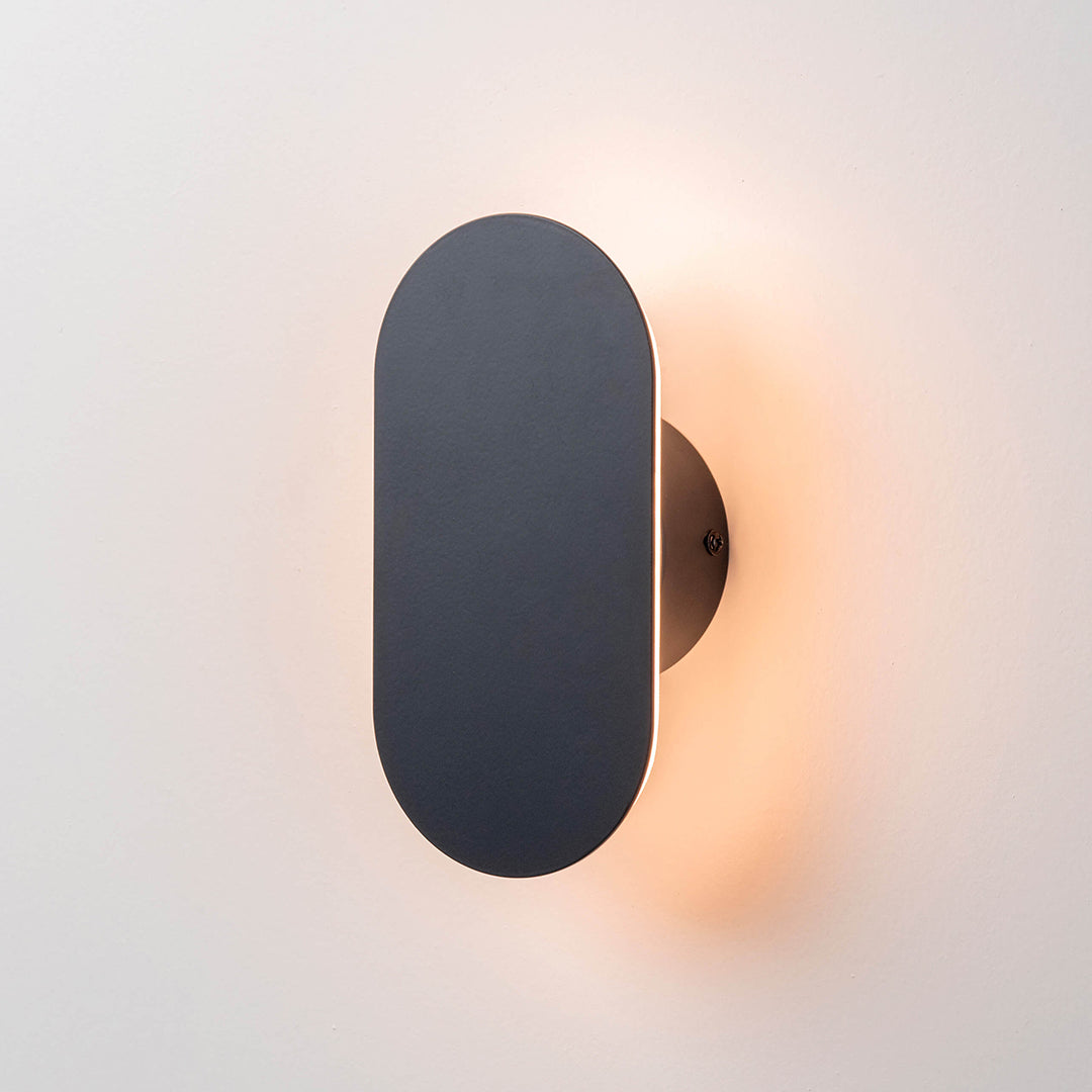 Charcoal grey mini diffuser wall light