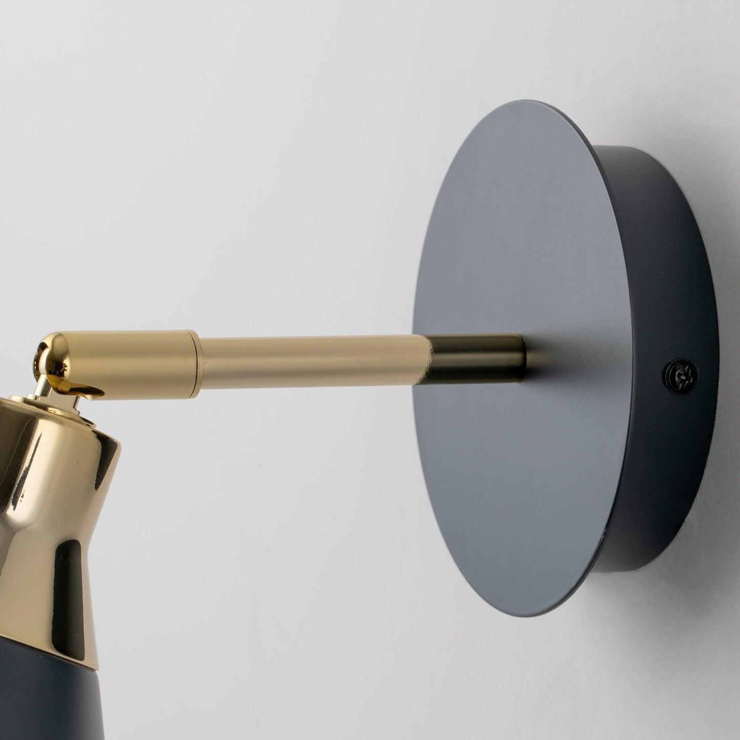 Charcoal Cone Wall Light