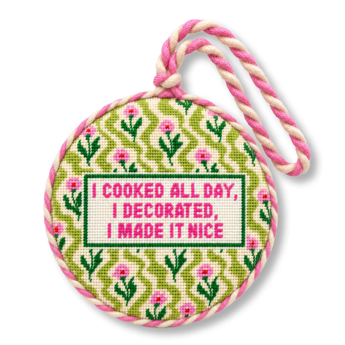 Needlepoint Ornament - Made it Nice