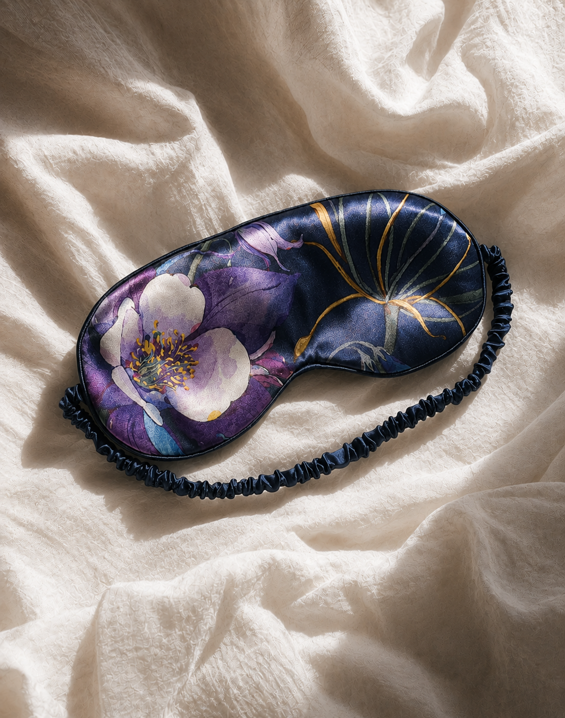 Sacred Violet Silk Eye Mask