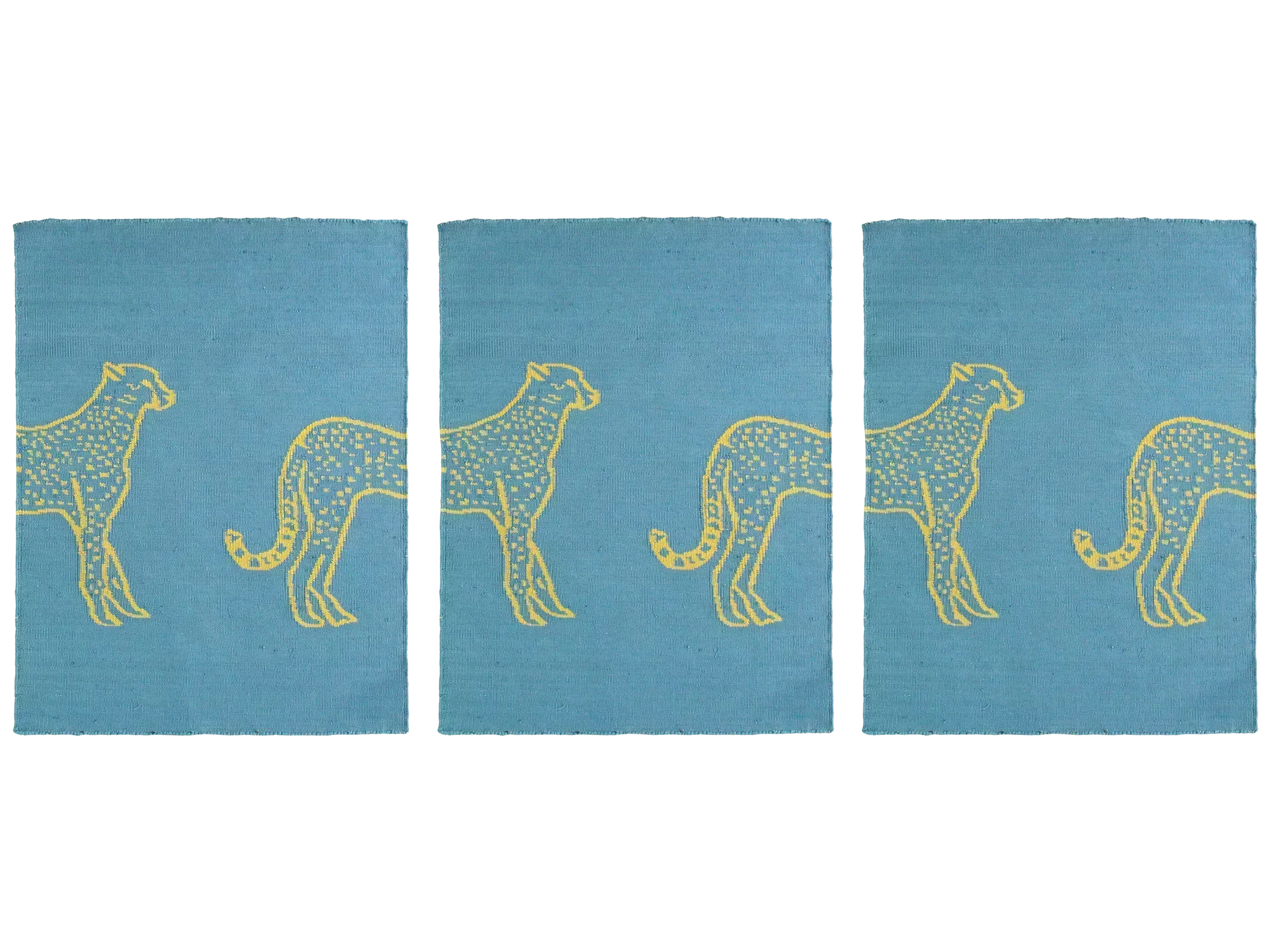 The Cheetah Tapestry Handwoven in silk