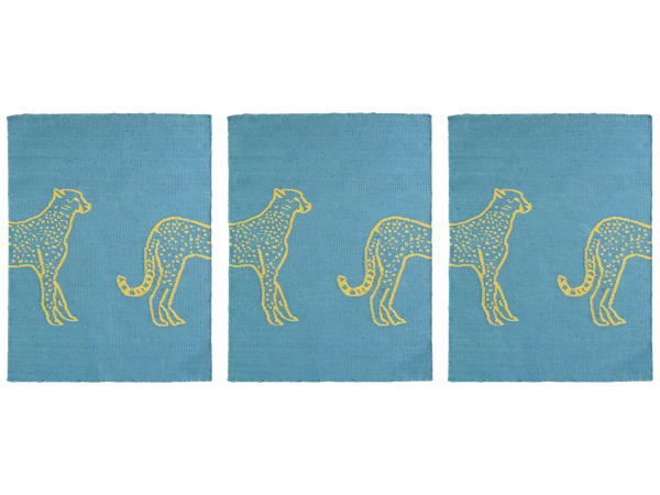 The Cheetah Tapestry Handwoven in silk
