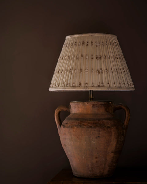 The Classic Embroidered Cotton in Chestnut