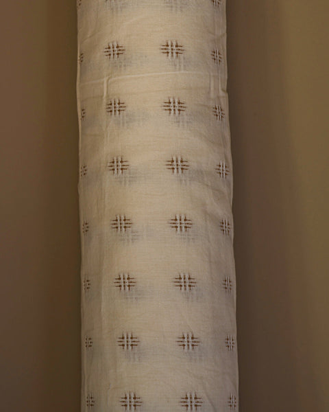 The Embroidered Cotton in Chestnut