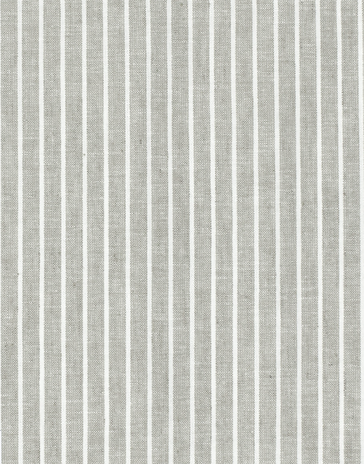 Eleonore Pendant Light – 60cm, Olive Striped Linen and Cotton