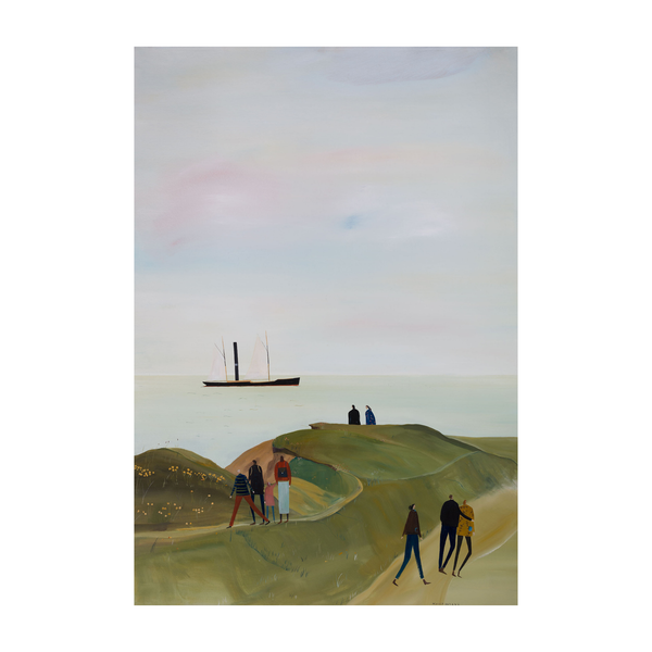 Cliff Top Walkers Prints