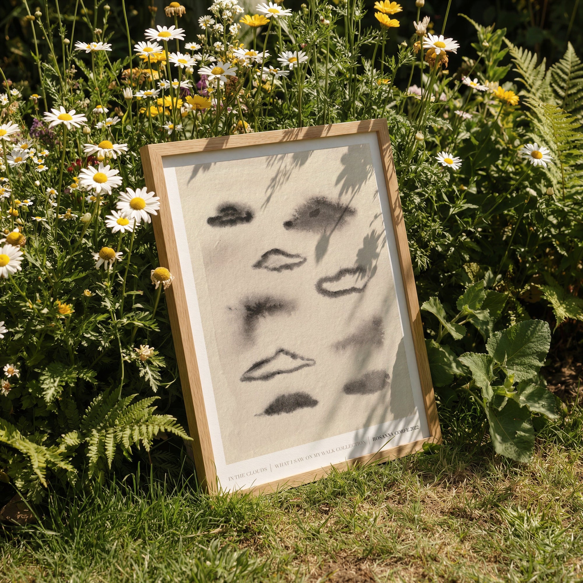 Clouds Neutral Art Print