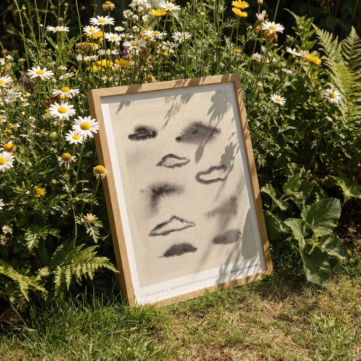 Clouds Neutral Art Print
