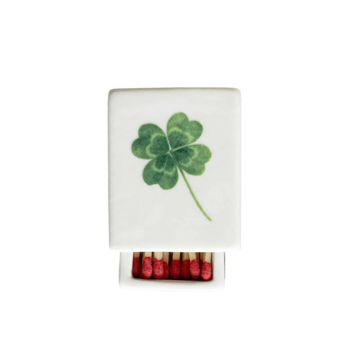 Mini Clover’ Ceramic Matchbox