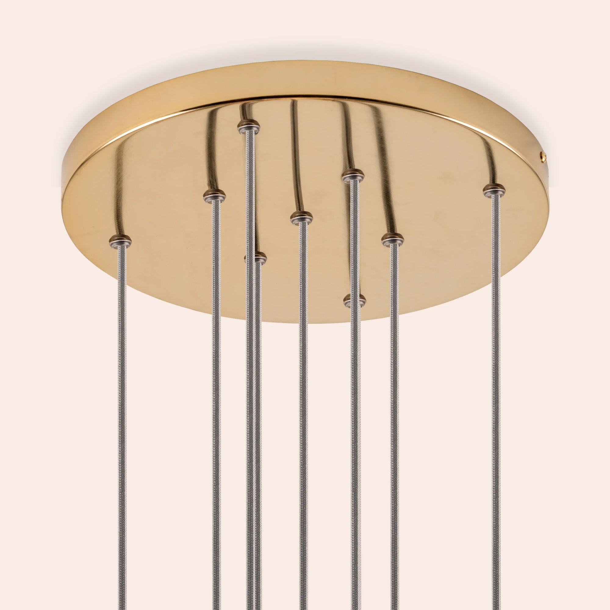 Brass cluster ceiling light