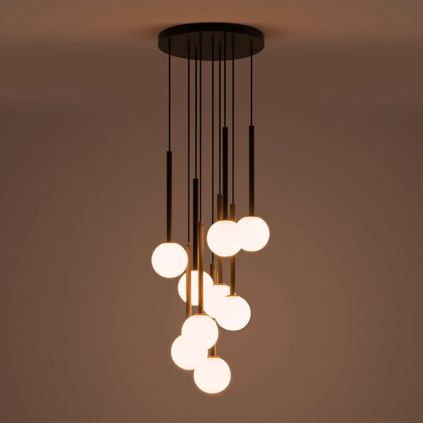 Charcoal grey cluster ceiling light