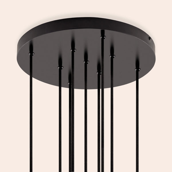 Charcoal grey cluster ceiling light