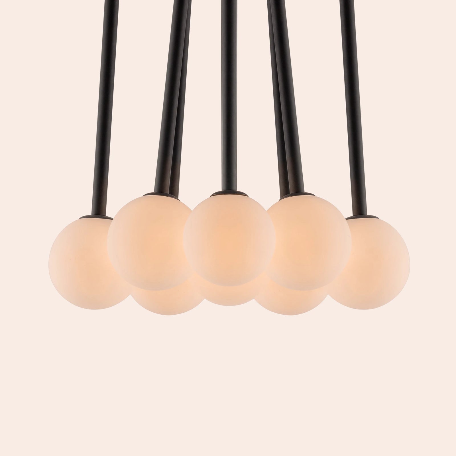 Charcoal grey cluster ceiling light