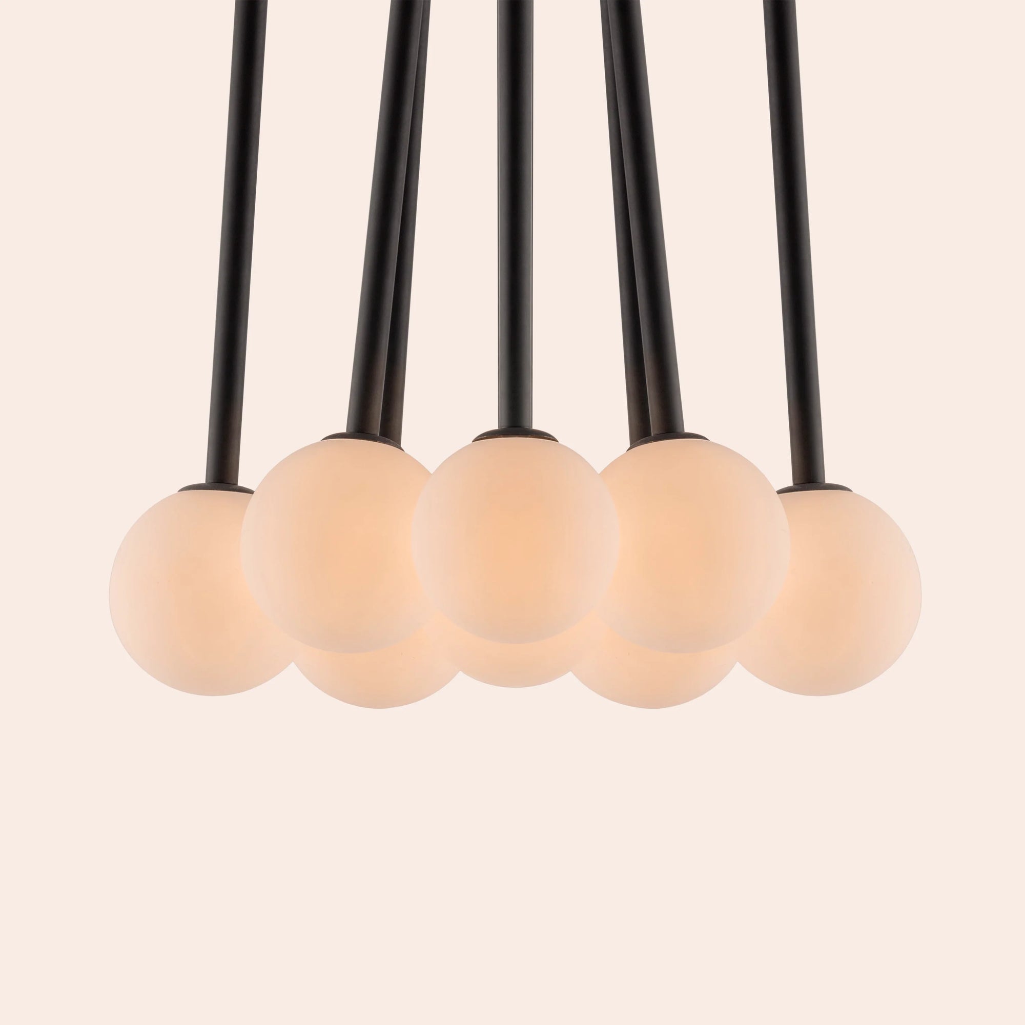 Charcoal grey cluster ceiling light