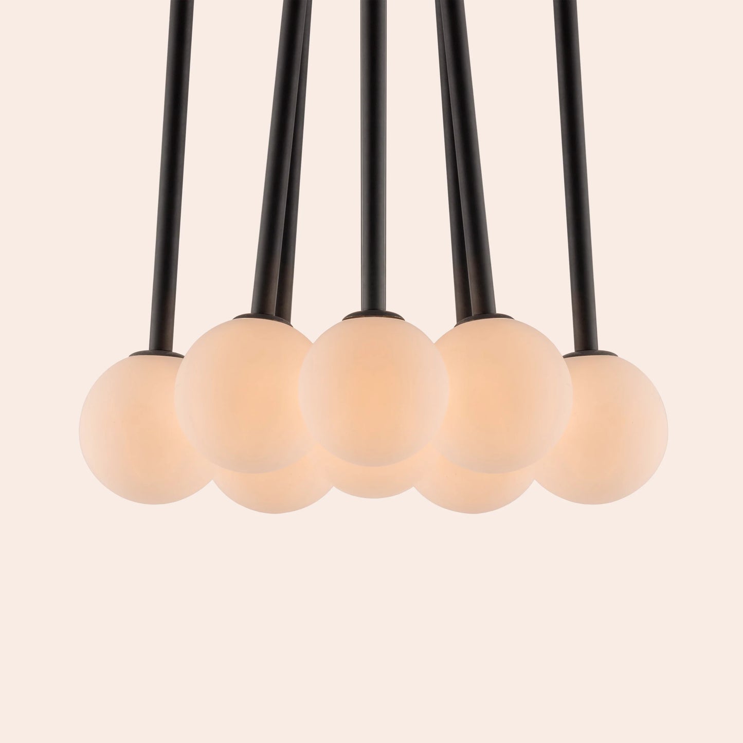 Charcoal grey cluster ceiling light