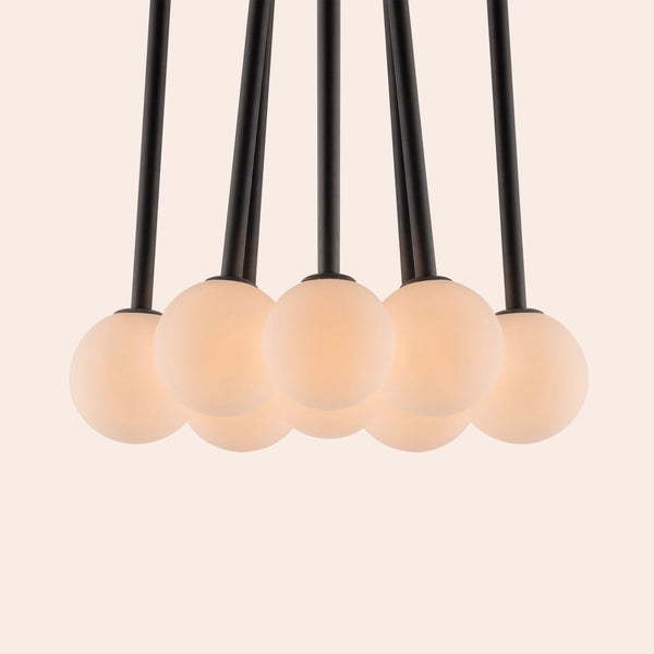 Charcoal grey cluster ceiling light