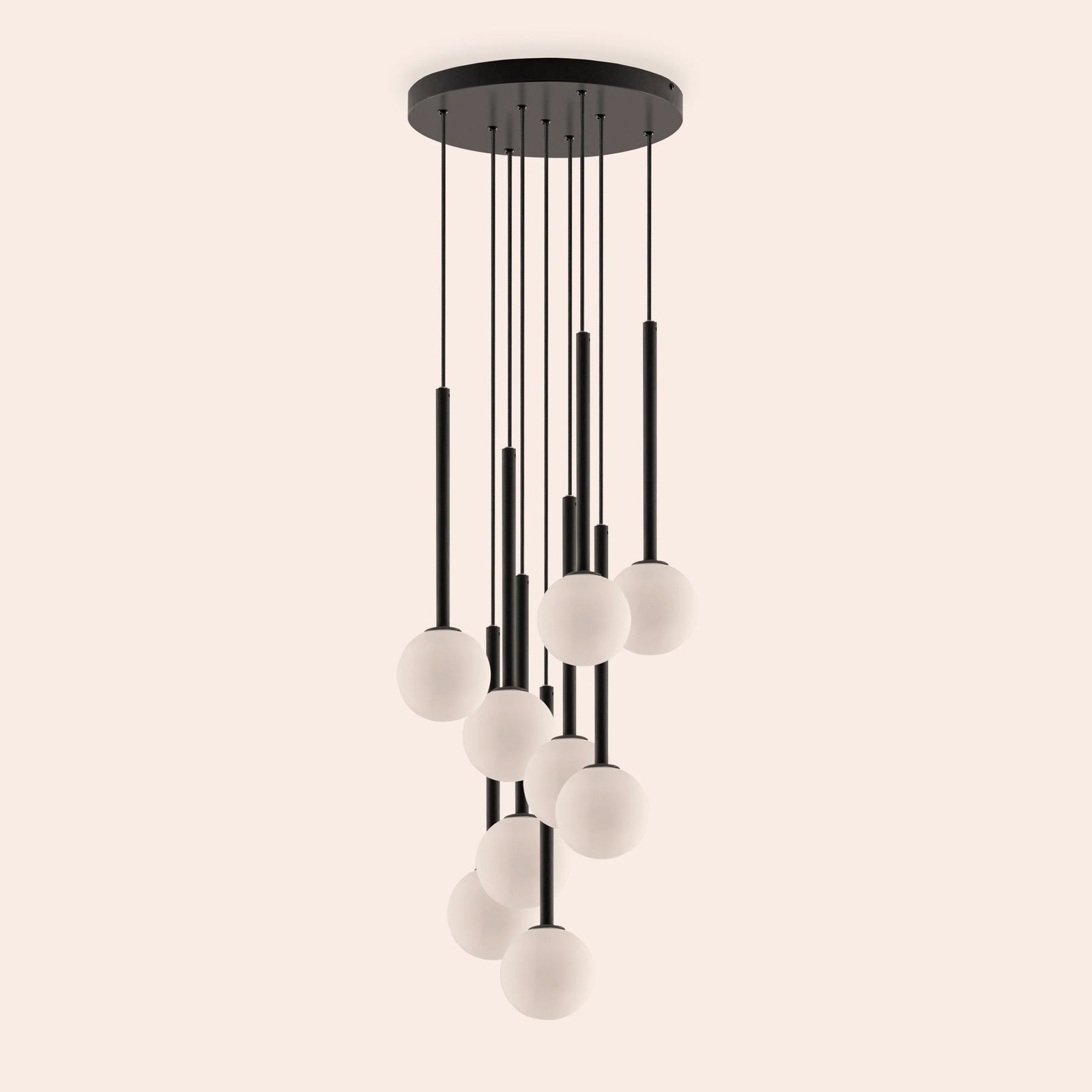 Charcoal grey cluster ceiling light