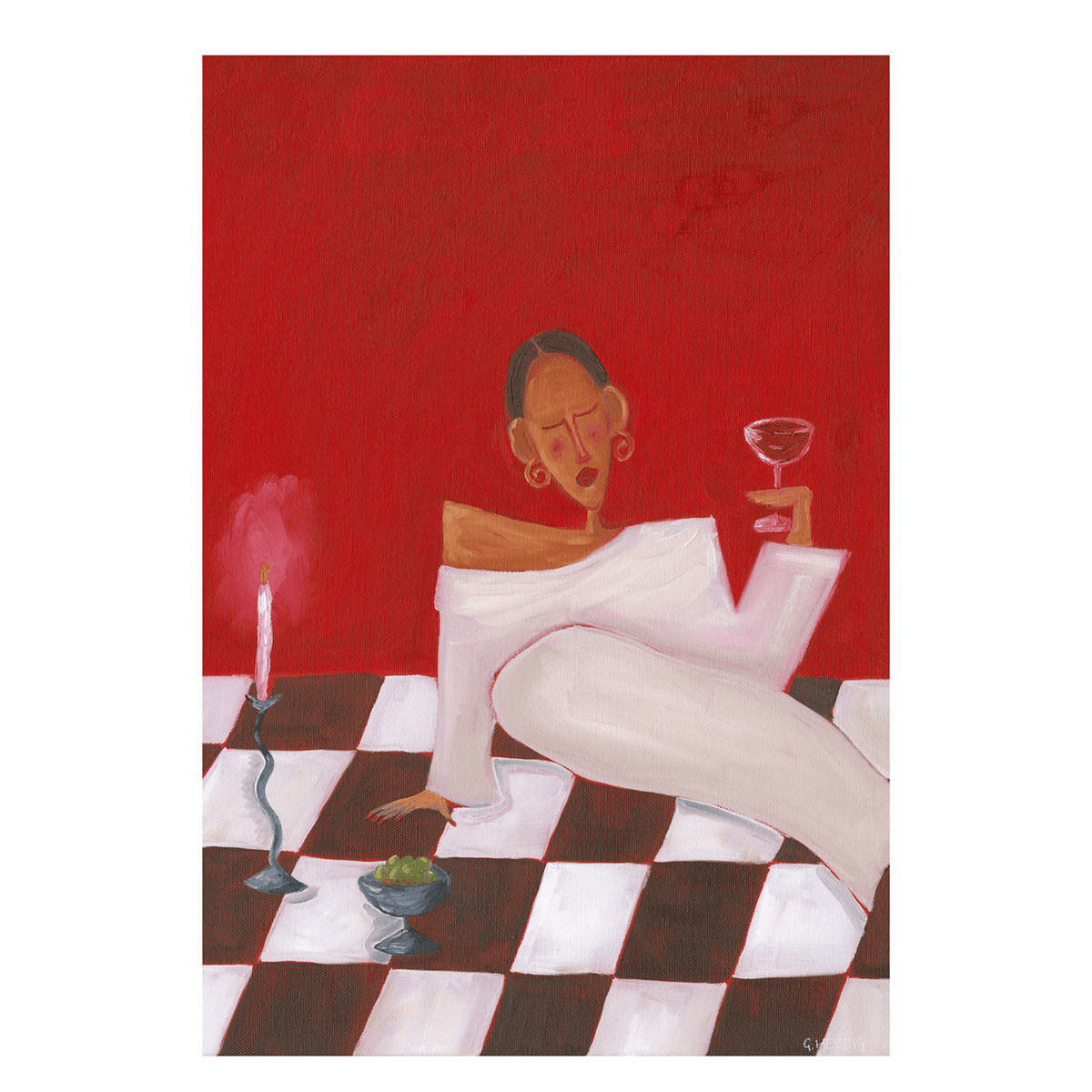 Savoured Art Print