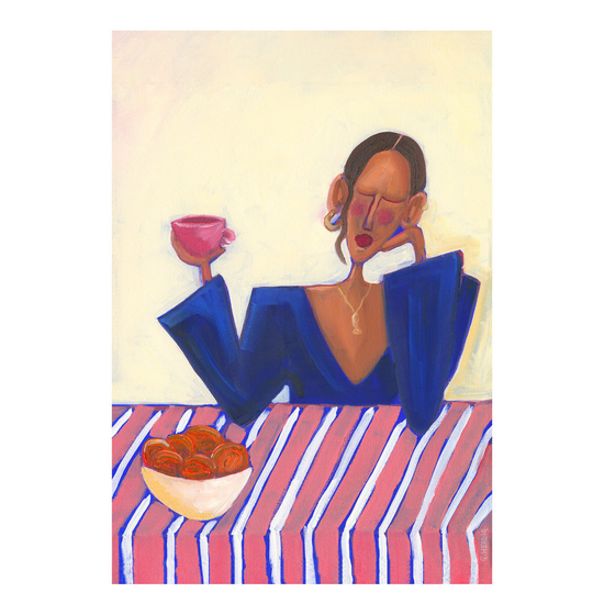 Orange Bowl Art Print