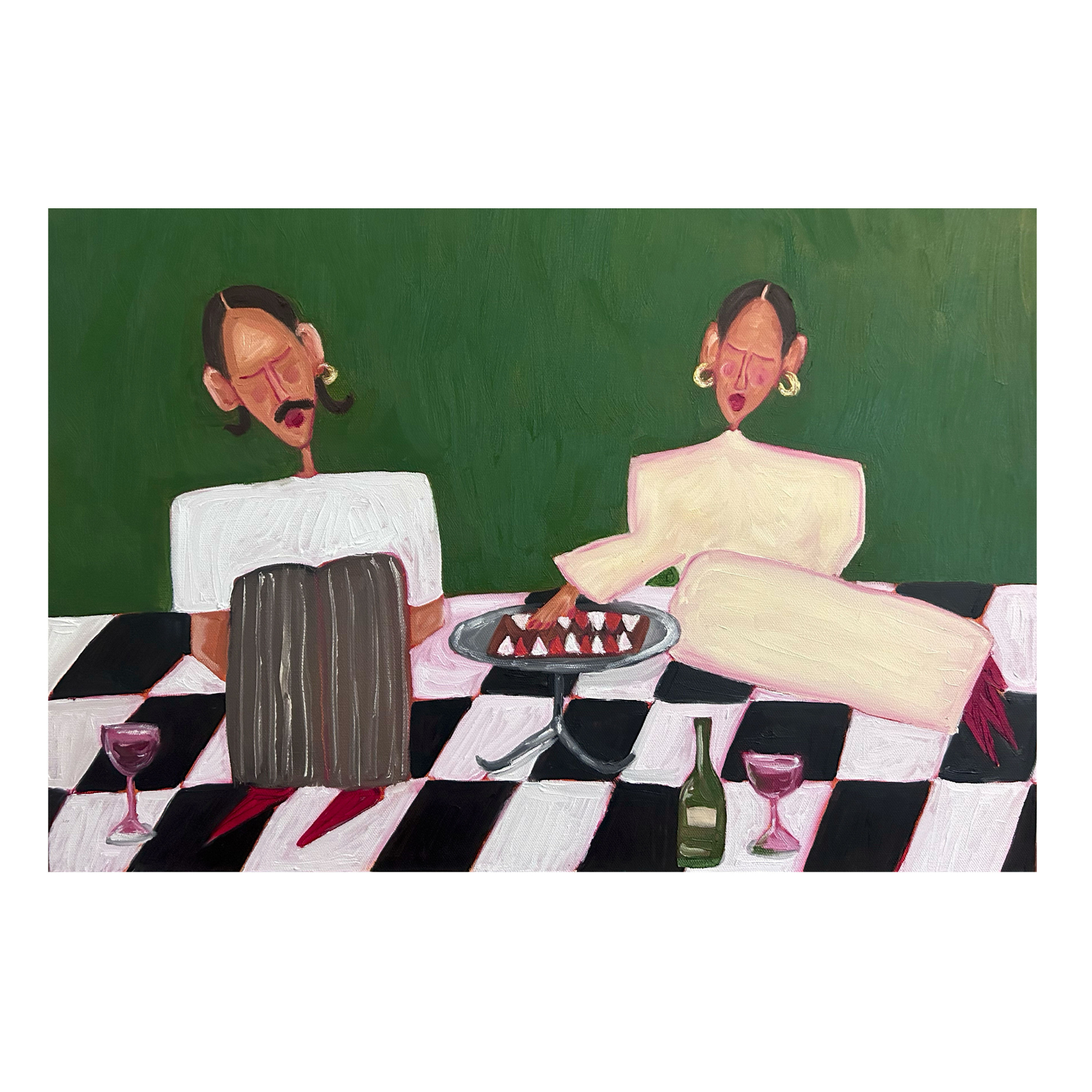 Lover's Game Art Print