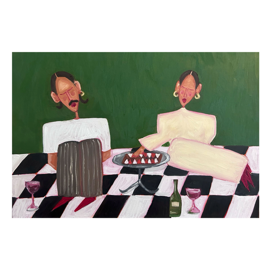 Lover's Game Art Print