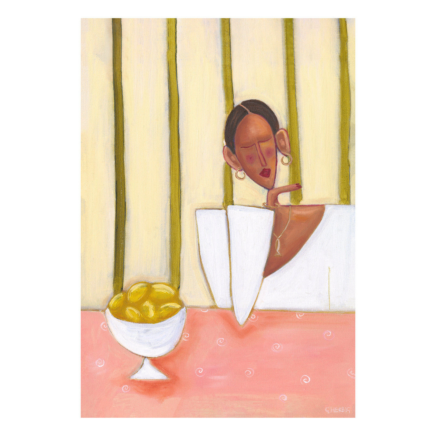 Summer Table Art Print