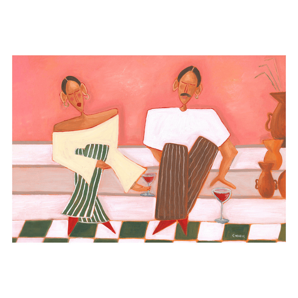 The Patio Art Print