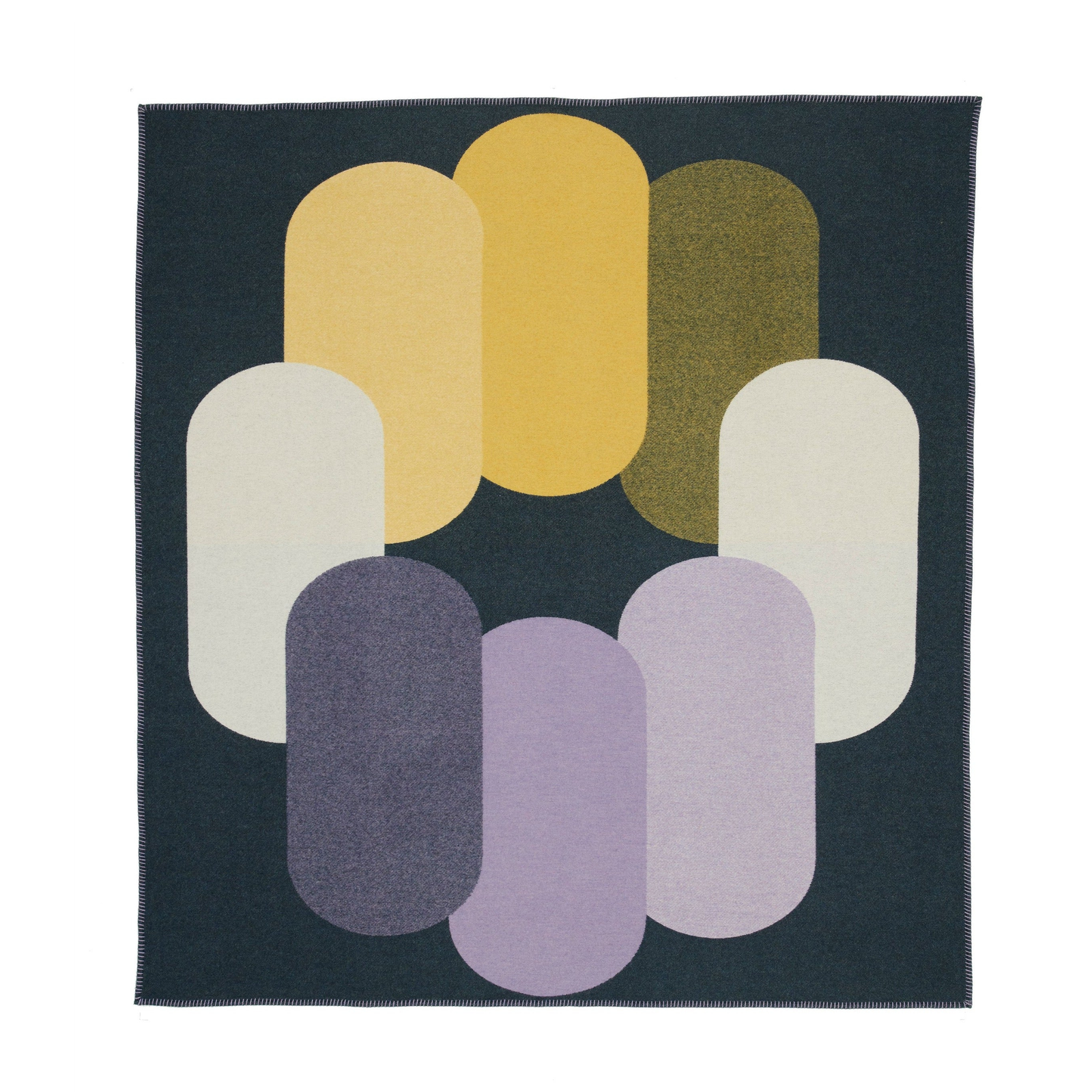 Gradient Pill Blanket Teal, Lilac + Yellow