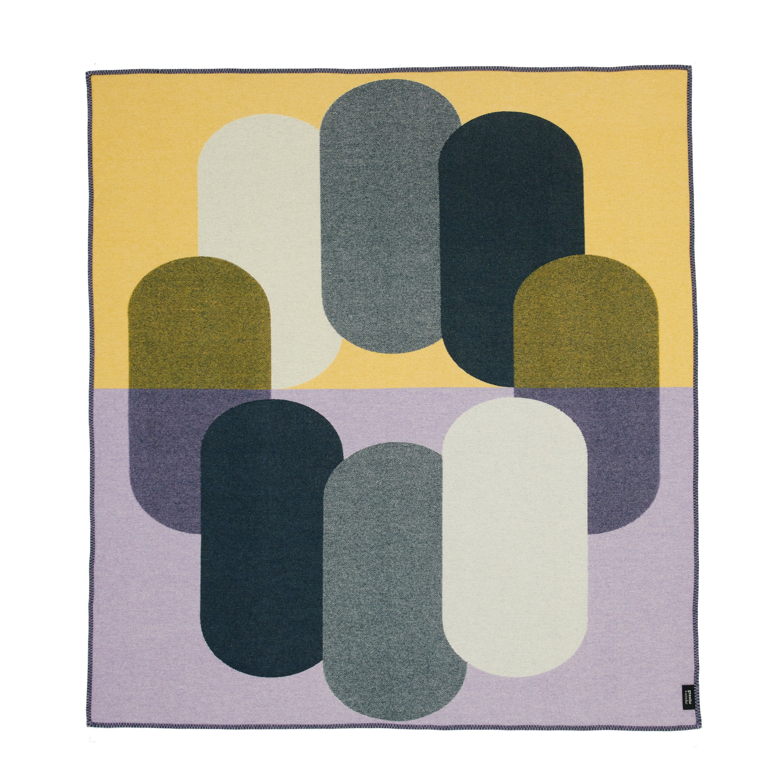 Gradient Pill Blanket Teal, Lilac + Yellow