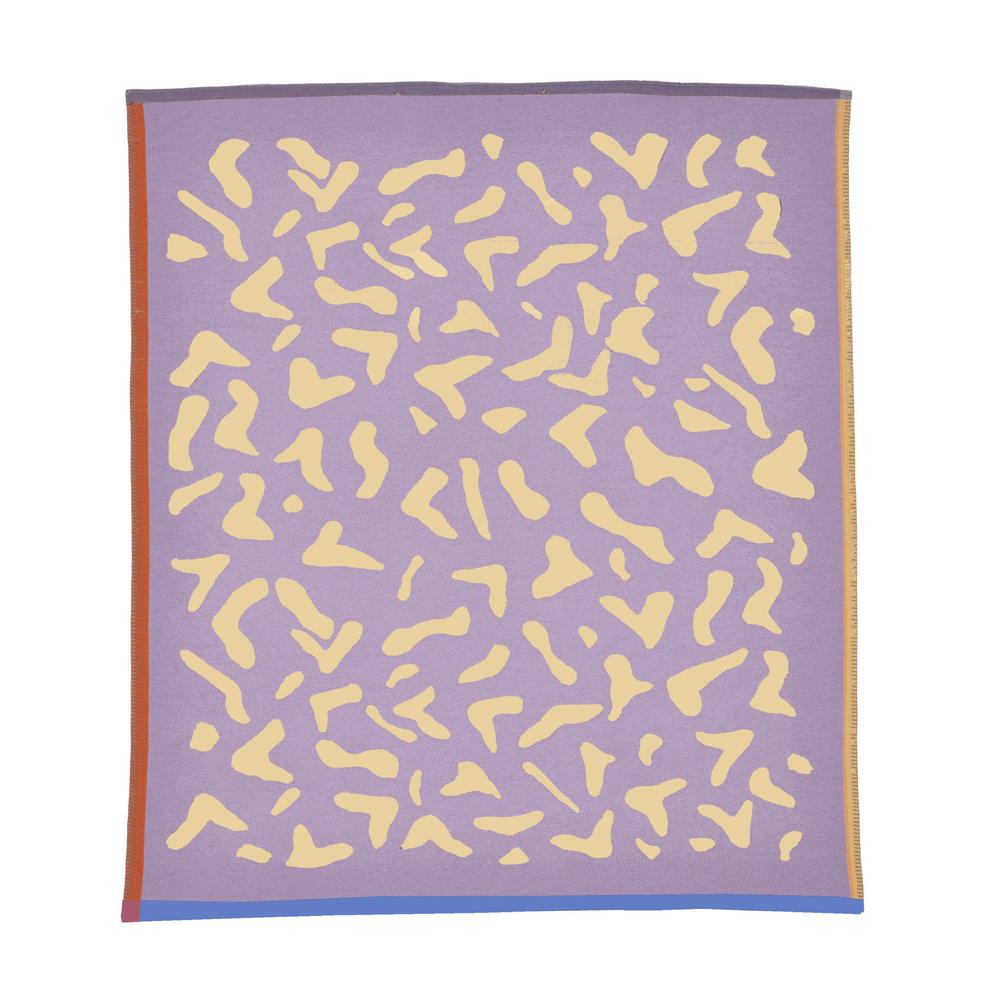 Scatter Yellow Lilac Blanket
