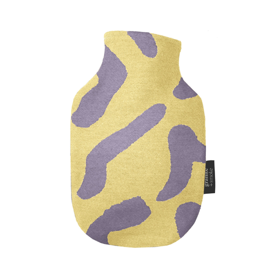 Yellow + Lilac Hot Water Bottle