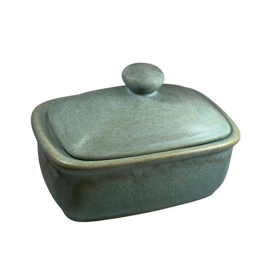 Butter Dish with Lid - Cornish Copper