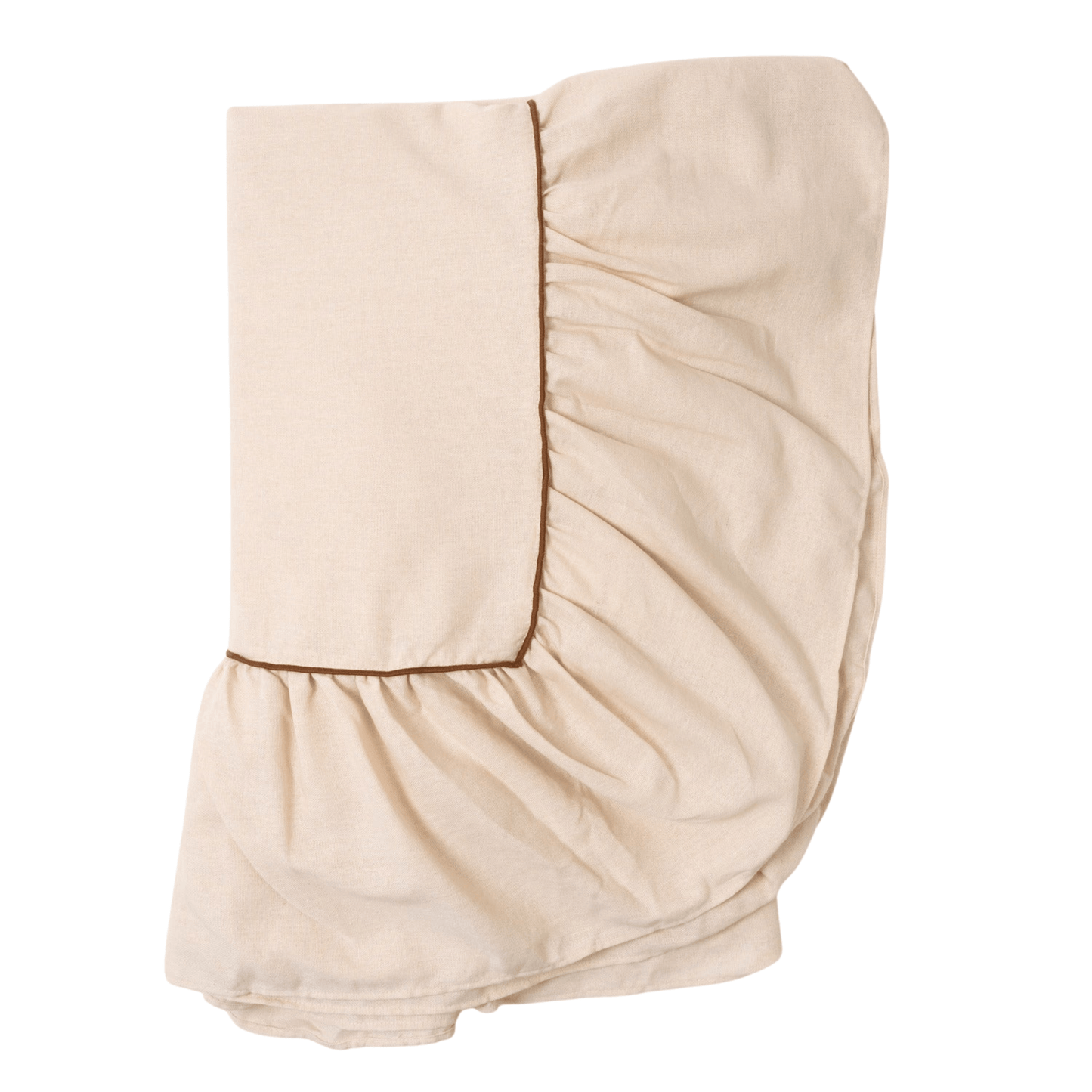 Ruffle Tablecloth, Beige