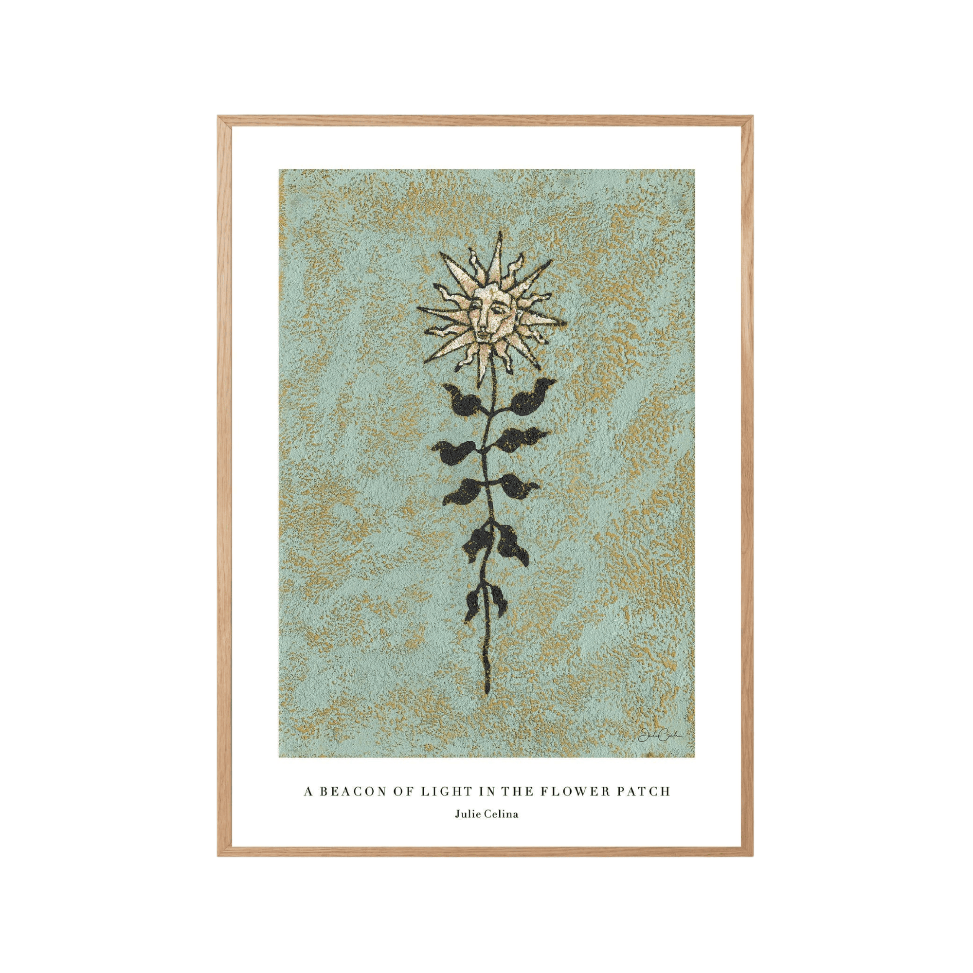 A Beacon of Light in the Flower Patch - Print