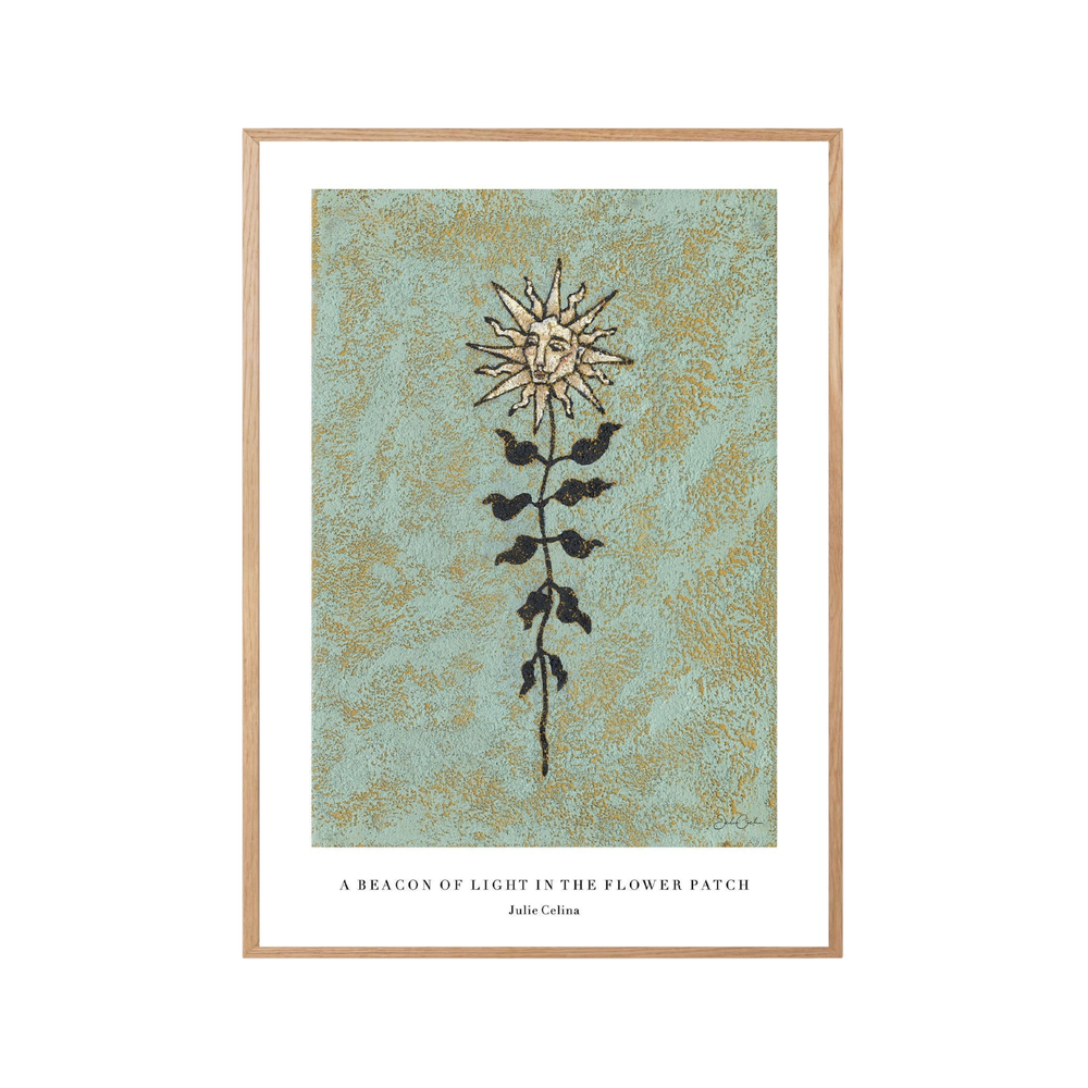 A Beacon of Light in the Flower Patch - Print