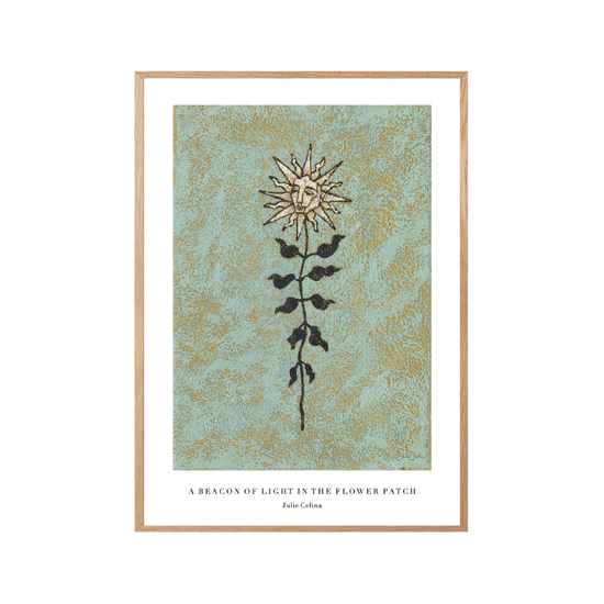 A Beacon of Light in the Flower Patch - Print