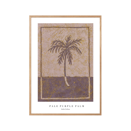 Pale Purple Palm - Print